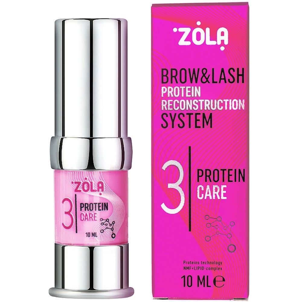 Засіб №3 Zola Brow&Lash Protein Care для ламінування брів та вій 10 мл