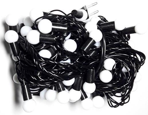 Гирлянда 100B-6-2 3892 100 led шар черный провод Синий (47641)
