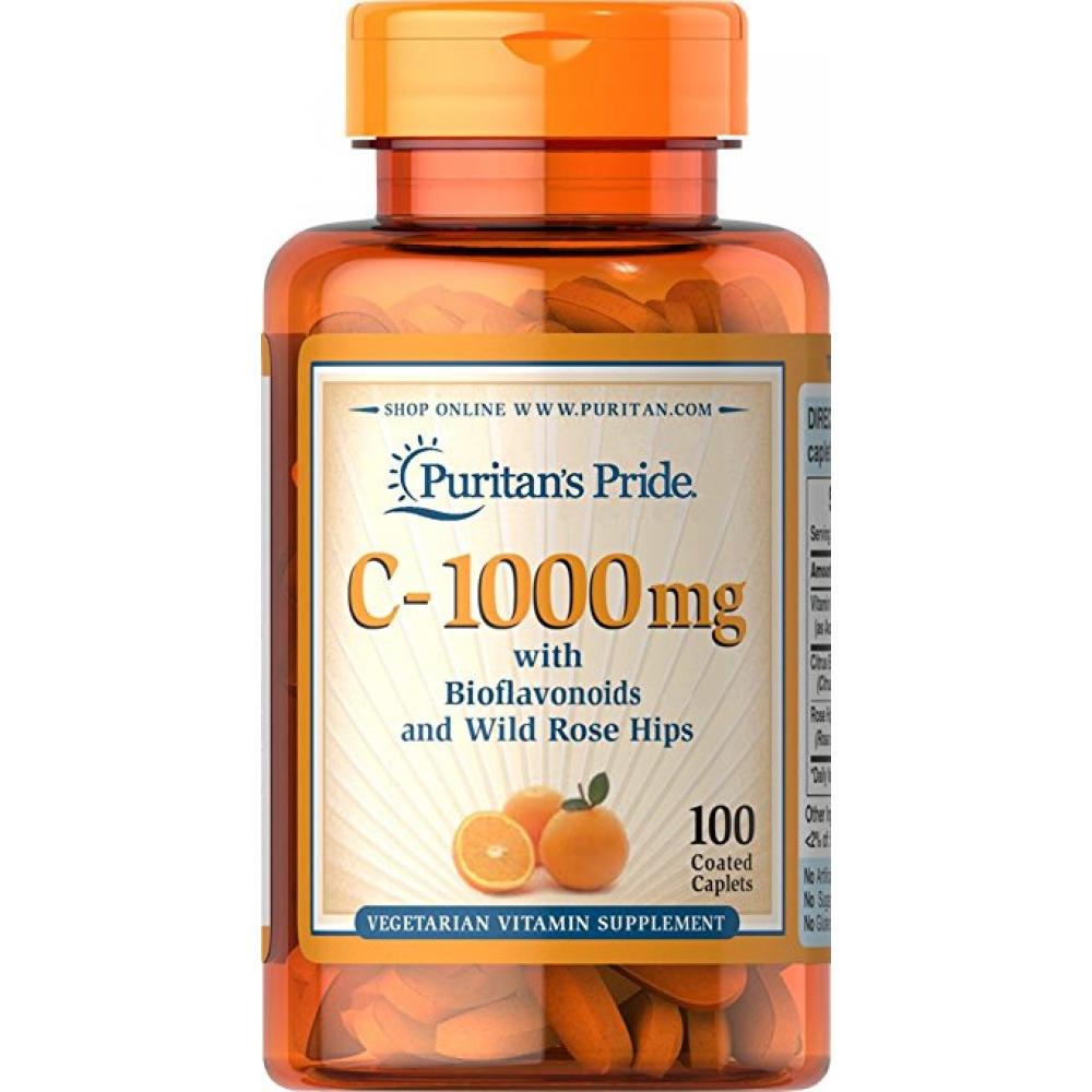 Витамин C 1000 mg with Bioflavonoids and Rose Hips 100 tabs (100-19-1482668-20)