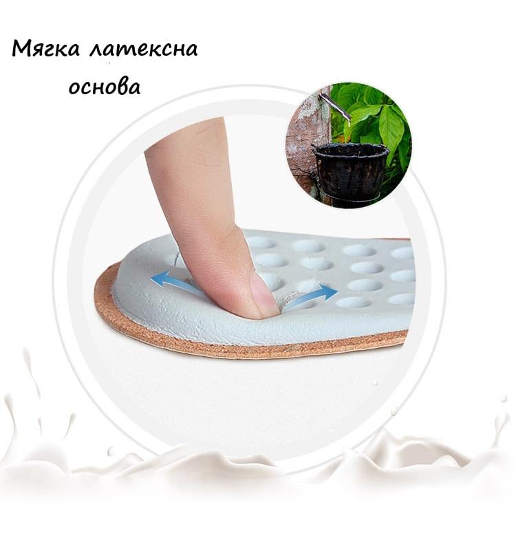 Корректоры пятки из натуральной кожи при болях и шпоре Бежевый (U9466) - фото 5 Корректоры пятки из натуральной кожи при болях и шпоре Бежевый (U9466) - фото 5