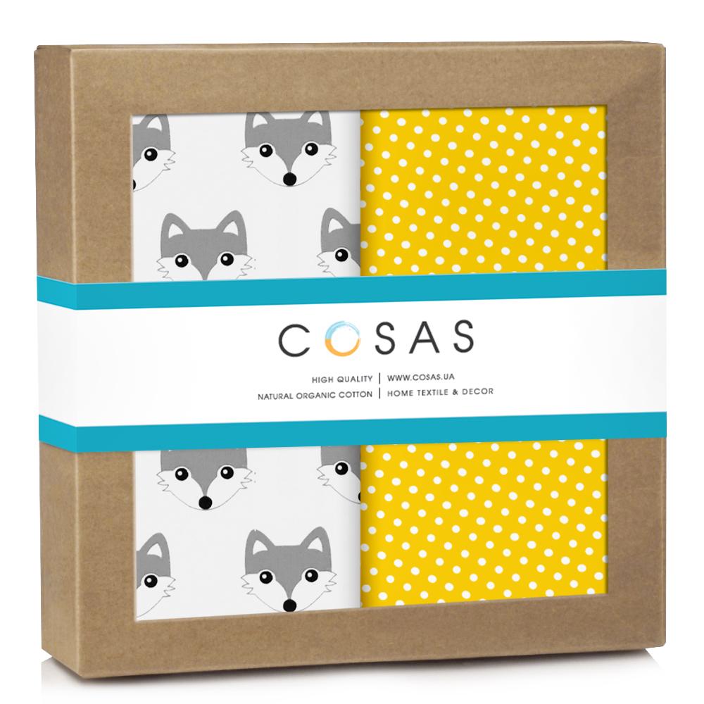 Пеленки детские Cosas Fox многоразовые 2 шт. (4822052127940) Пеленки детские Cosas Fox многоразовые 2 шт. (4822052127940)