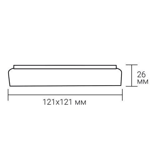LED-світильник накладний ARDERO AL808 12 Вт 5000K Чорний (27549282) - фото 4 LED-світильник накладний ARDERO AL808 12 Вт 5000K Чорний (27549282) - фото 4
