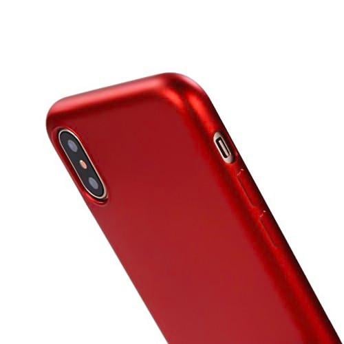 Силиконовый чехол-накладка Devia CEO2 Series Case for iPhone X, Red - фото 2