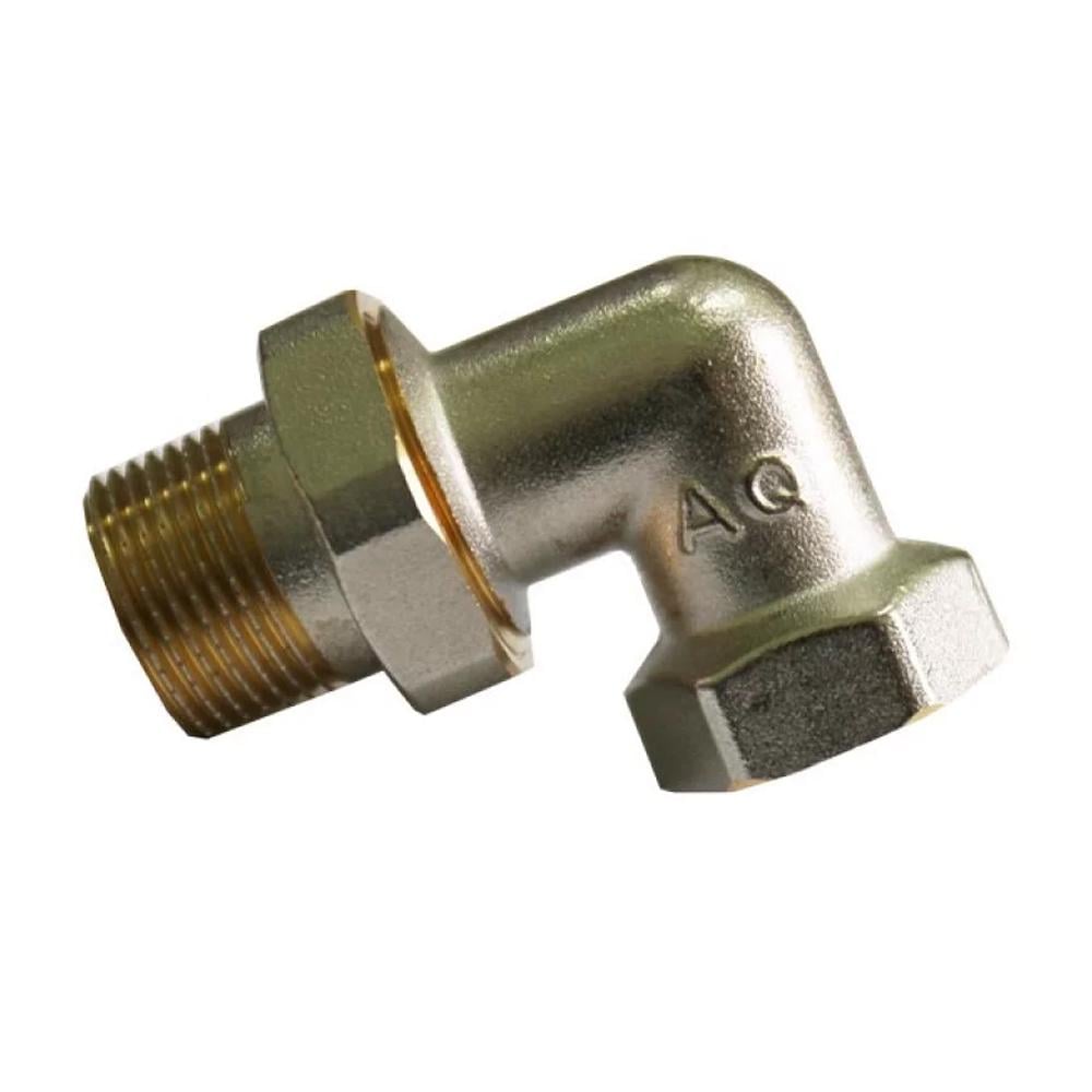 Згін-американка Aquavita 1/2" кутовий AQ нікель (38757)