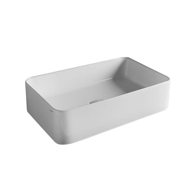 Умывальник на столешницу Nic Design Semplice 55х36х14 см Белый глянец (001481001)