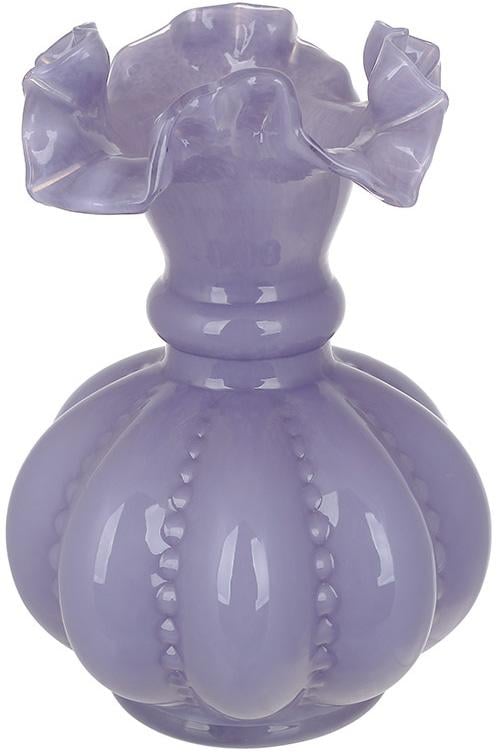 Ваза стеклянная Toulouse 15х20 см Лавандовый