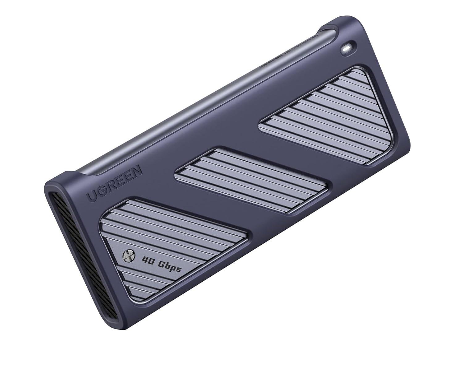 Внешний карман UGREEN CM850 40 Гбит/с M.2 NVMe SSD совместим с Thunderbolt 4/3 USB4/3.2/3.0/2.0 для M1 M2 Pro с активным охлаждением (45368)