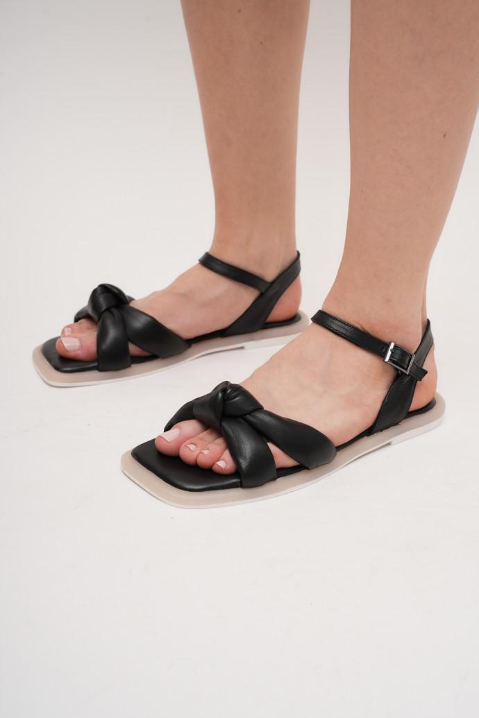 Босоножки женские Anna Lucci кожаные р. 38 Черный (161340) - фото 4