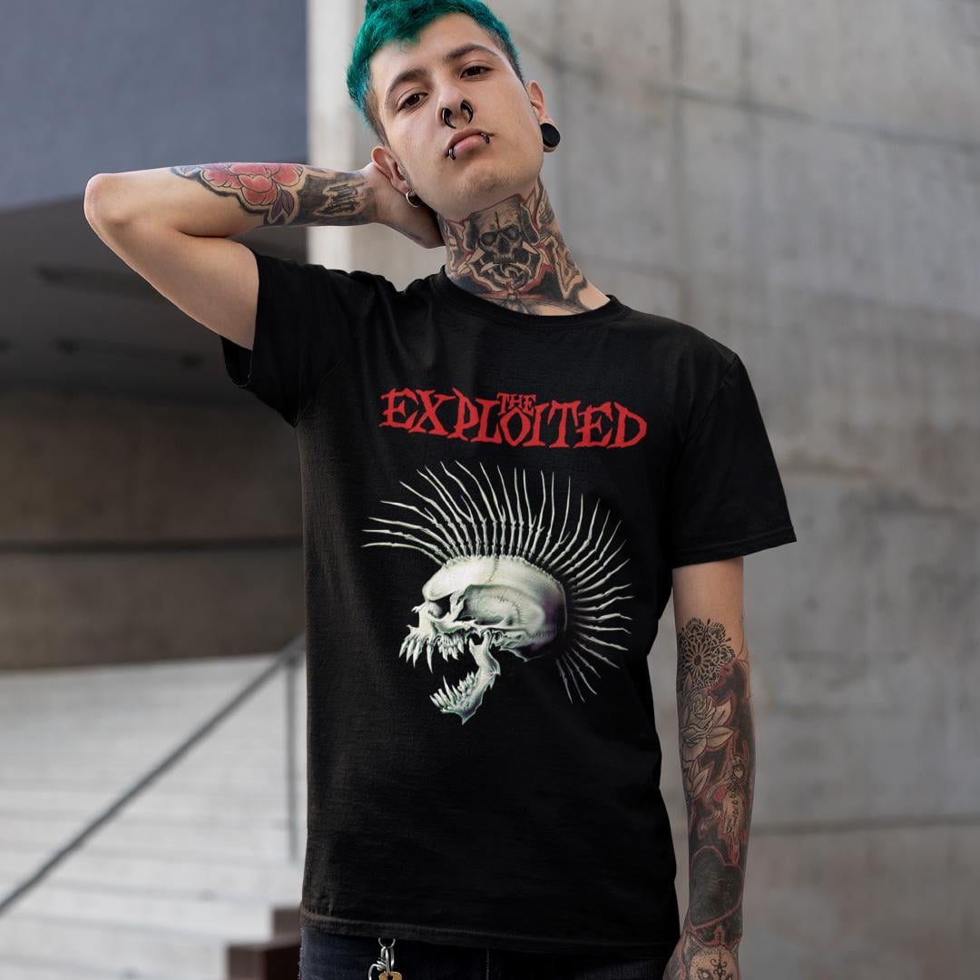 Футболка унісекс The Exploited Beat the Bastards 4XL Чорний (00000011752)