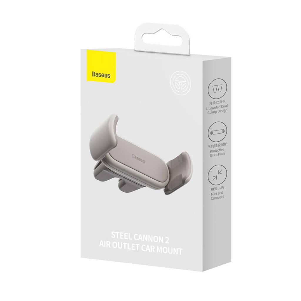 Тримач автомобільний BASEUS 360° Steel Cannon 2 Бежевий (SUGP000002) - фото 2