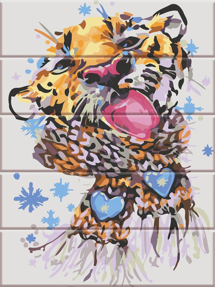 Картина по номерам ArtStory Зимний тигр 30x40 см (ASW179)