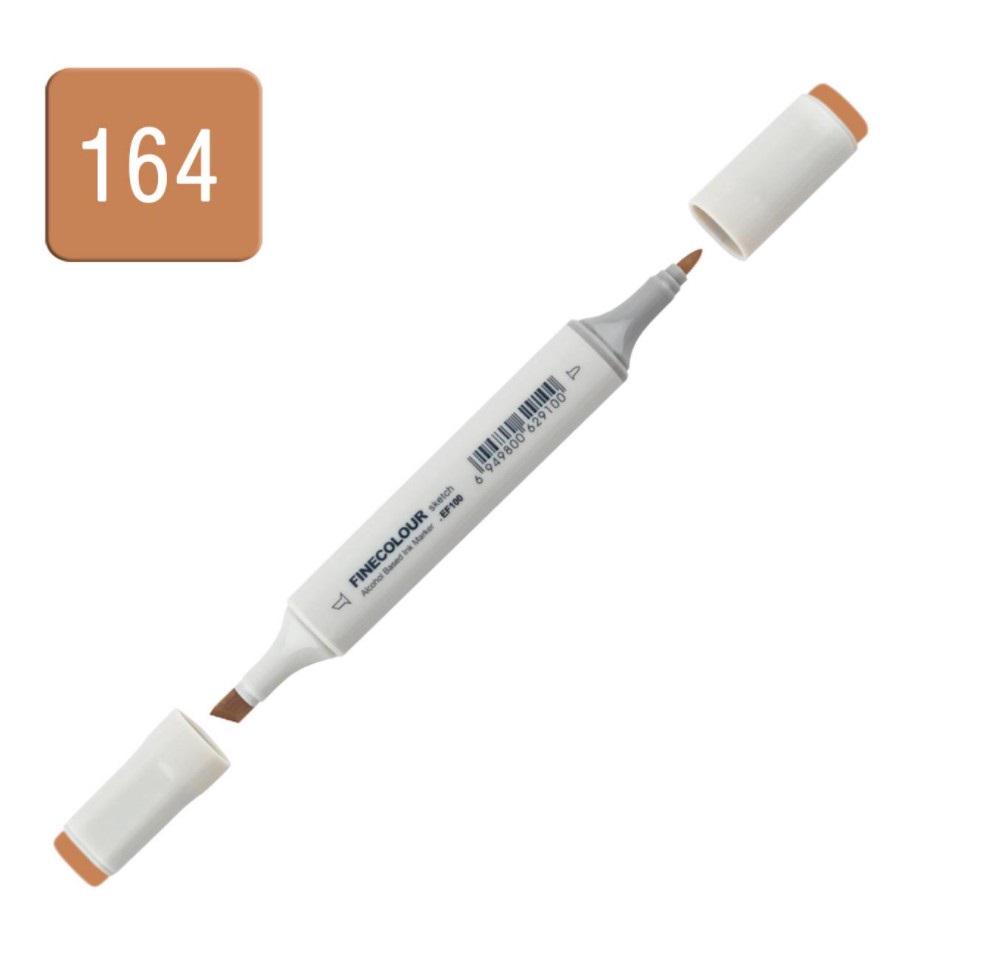 Маркер спиртовий Finecolour Sketchmarker 164 E164 Коричневий верблюд (EF100-164) - фото 2