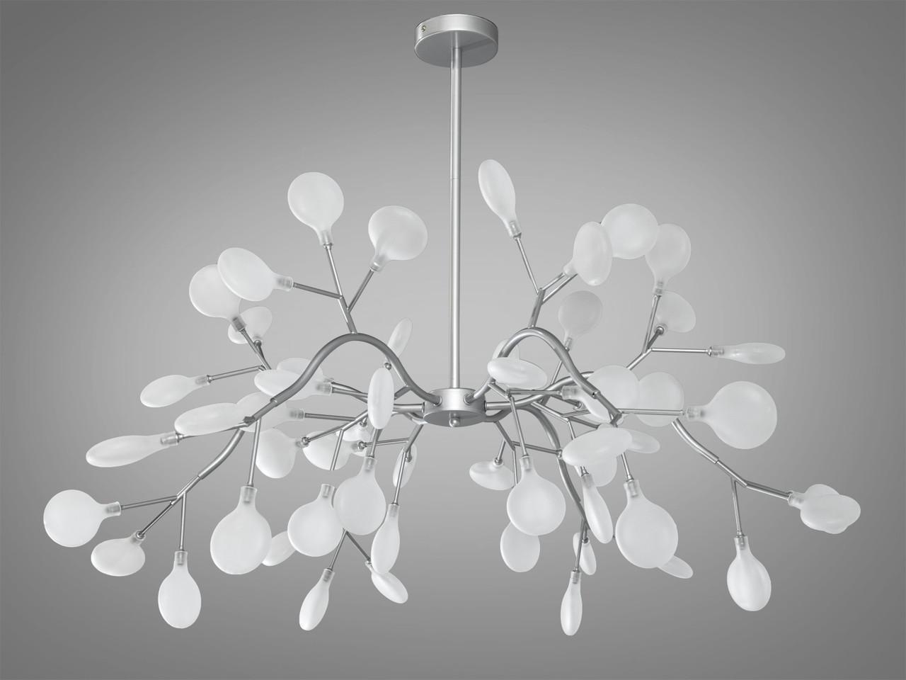 Люстра Светлячок 54 лампы 886-54A SL Хром/Сатин