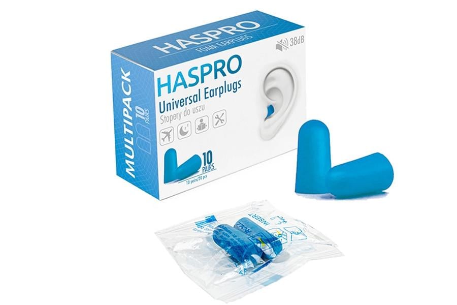 Беруши пенные для сна Haspro Multipack 10 пар SNR 38 дБ Синий (1414994806) Беруши пенные для сна Haspro Multipack 10 пар SNR 38 дБ Синий (1414994806)