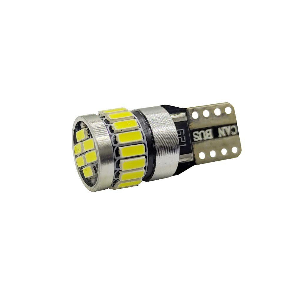 Лампа світлодіодна T10 W5W-4014-24SMD-PCB Canbus Білий