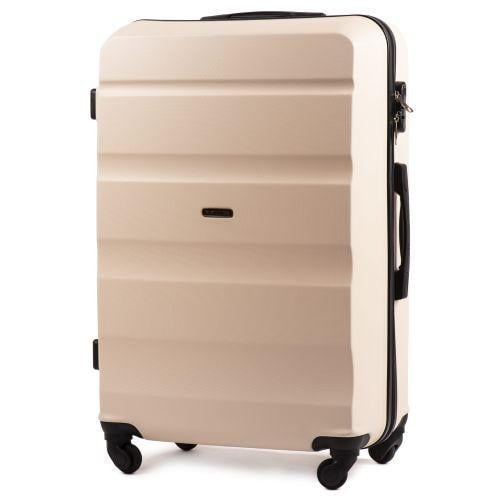 Валіза пластикова Wings АТ01 маленька Молочний