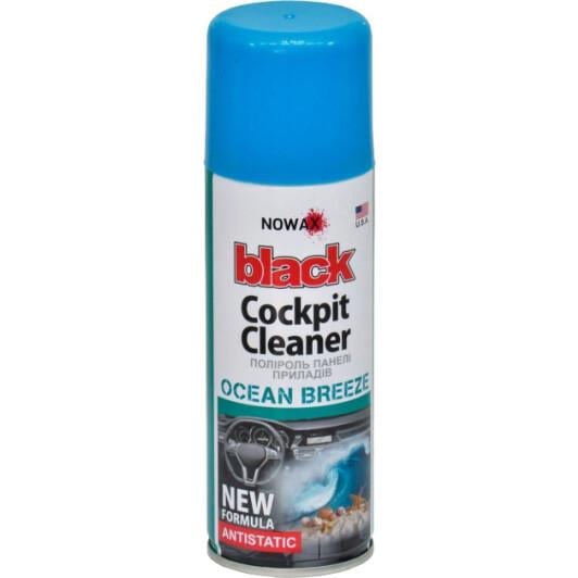 Поліроль приладової панелі Nowax Black Cockpit Cleaner Ocean Breeze 200 мл (NX00210)