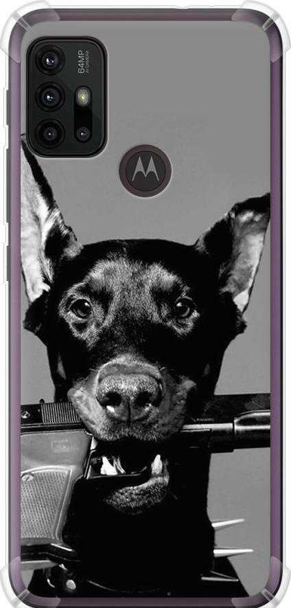 Чохол на Motorola Moto G30 Доберман (2745sp-2320-42517) Чохол на Motorola Moto G30 Доберман (2745sp-2320-42517)