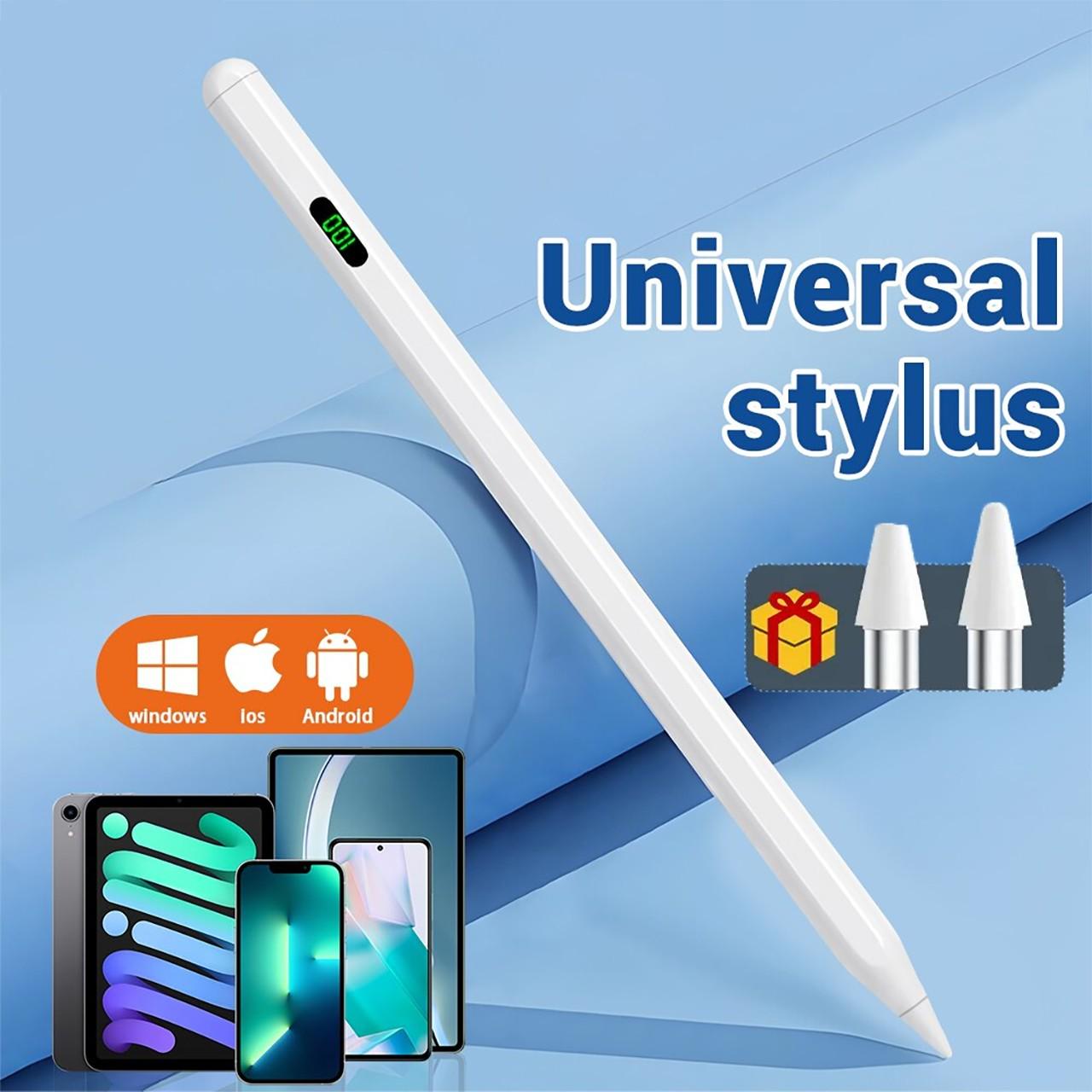 Стилус со светодиодным цифровым дисплеем для планшета/мобильного телефона iOS/Android/Windows Белый (180988) - фото 2 Стилус со светодиодным цифровым дисплеем для планшета/мобильного телефона iOS/Android/Windows Белый (180988) - фото 2