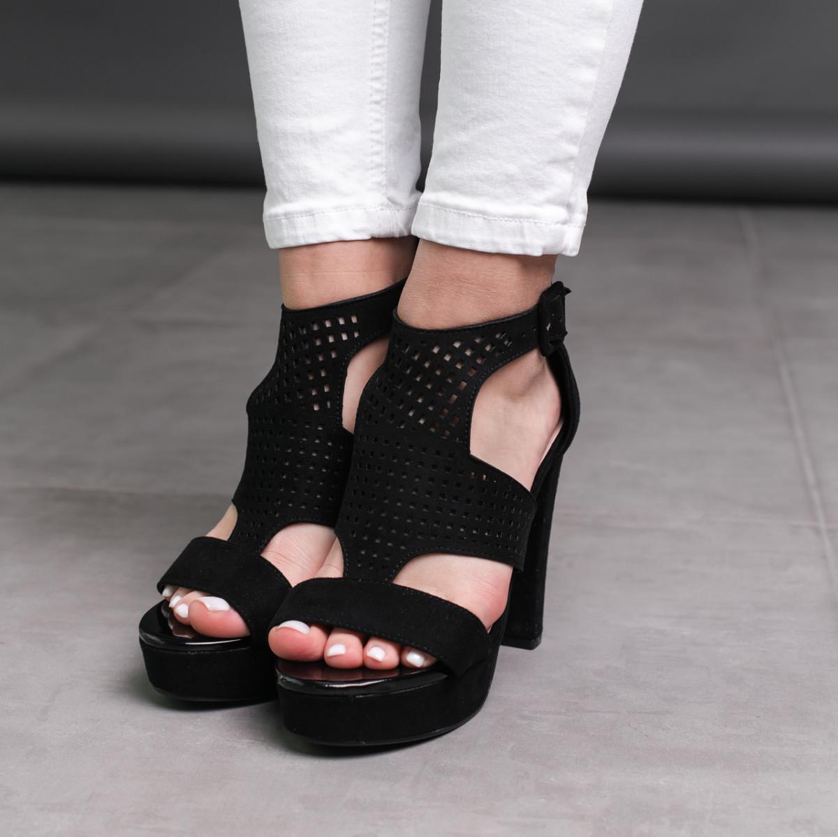 Босоножки женские Fashion р. 39 25 см Черный (2835)