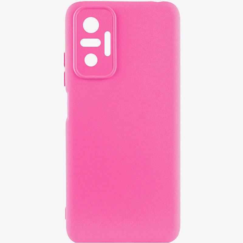 Противоударный чехол Silicone Cover Lakshmi Full Camera (AAA) для Xiaomi Redmi Note 10 Pro / 10 Pro Max  РОЗОВЫЙ / BARBIE PINK