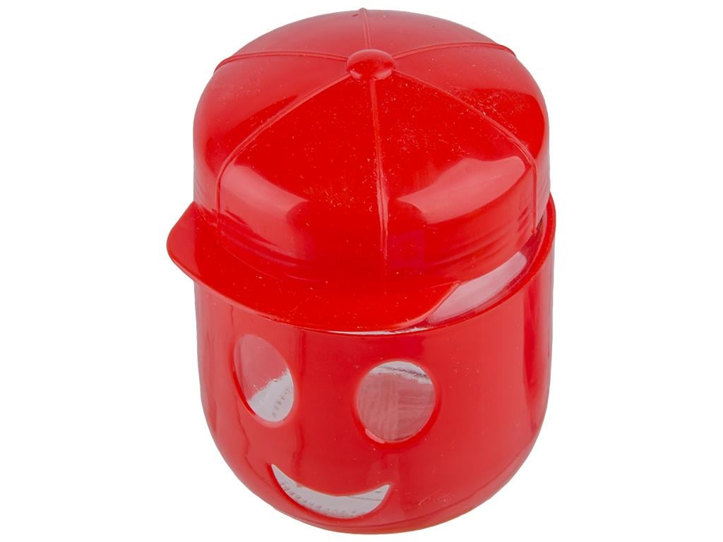 Емкость для сыпучих продуктов с пластиковой крышкой 9,5х8,2х11,5 см 330 мл Красный (MSN-7027-02)