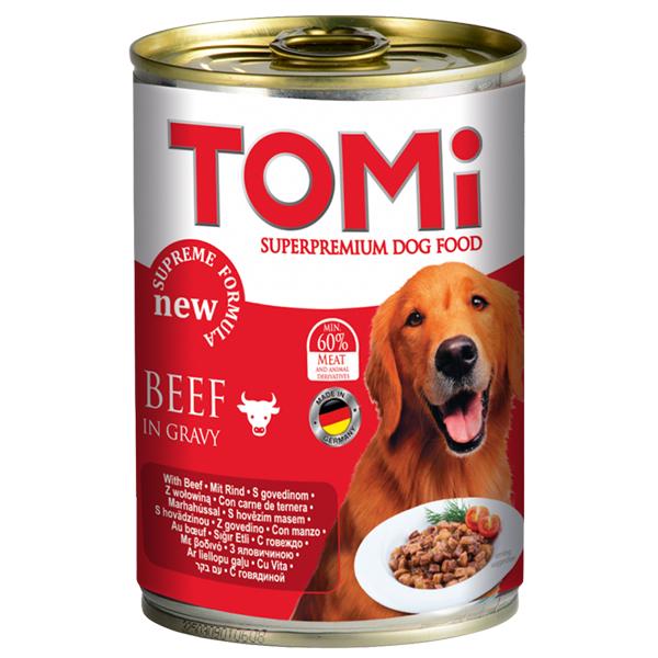 Консерва для собак TOMi Beef Говядина 0,4 кг (4003024001585)