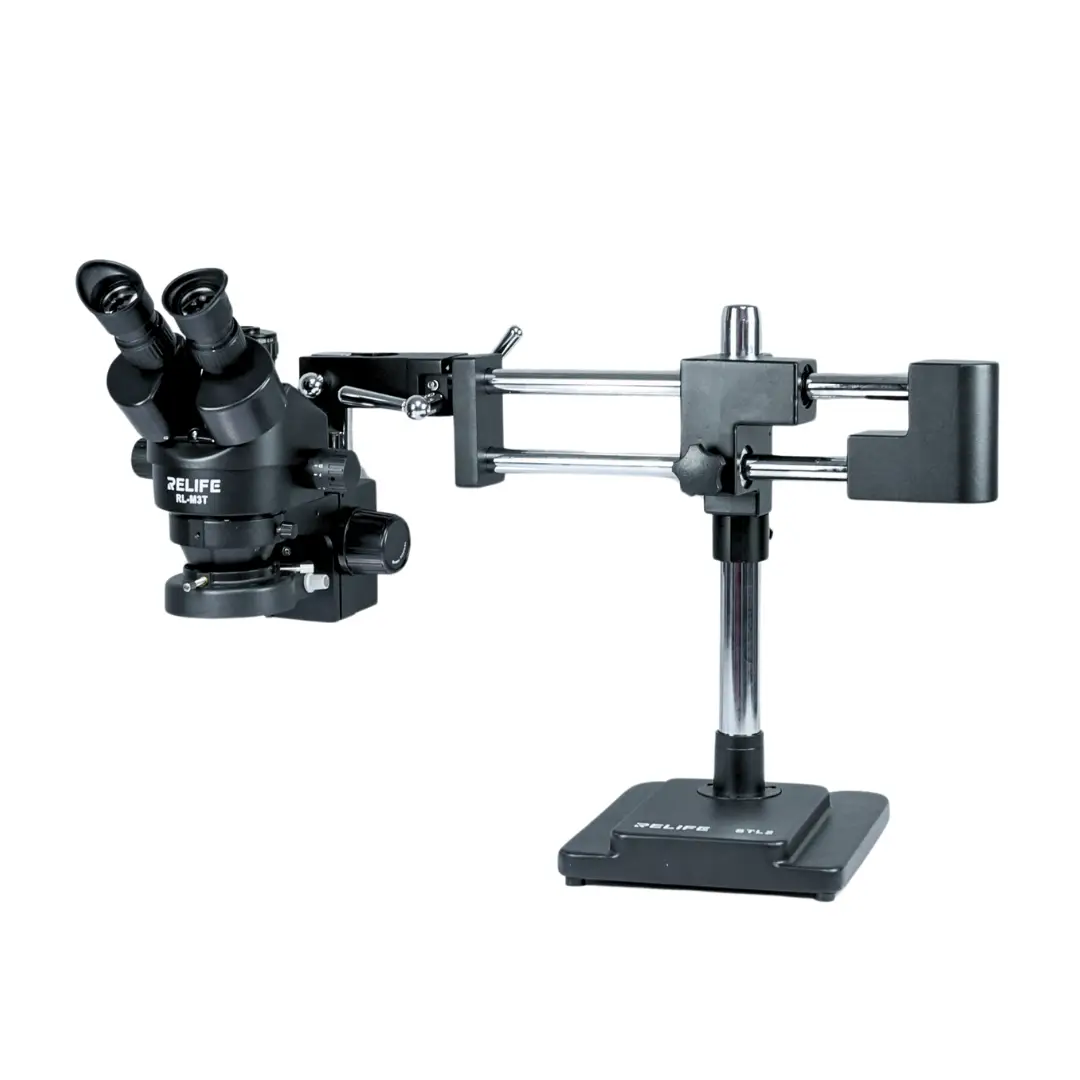 Микроскоп трехнокулярный Relife RL-M3T-STL2 с LED подсветкой SS-033 (0.7-4.5X)