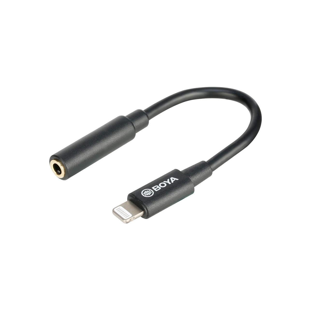 Переходник Boya Jack 3,5 на Lightning (BY-K3 kr) Переходник Boya Jack 3,5 на Lightning (BY-K3 kr)