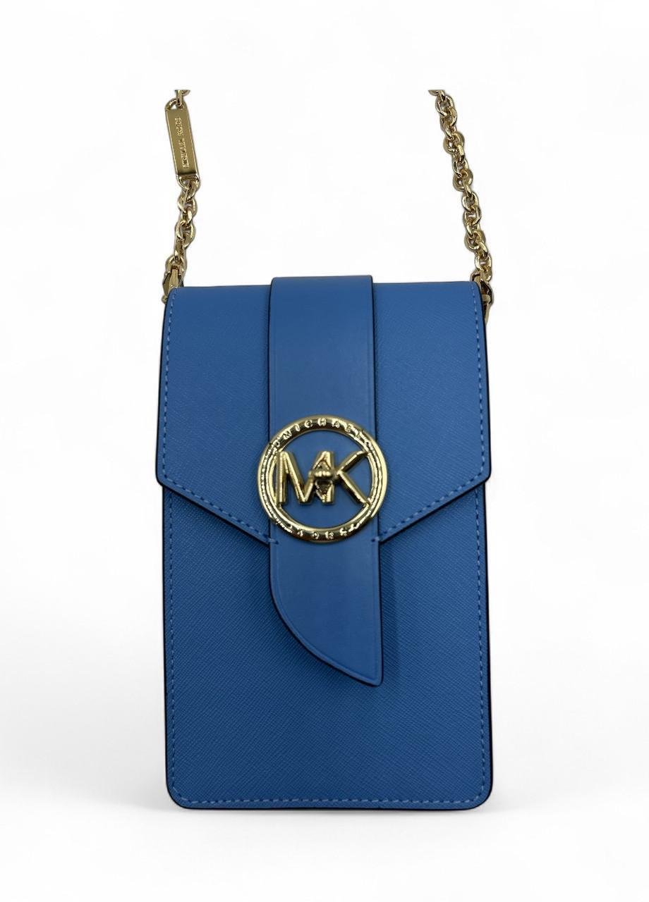 Сумка женская Michael Kors MK Charm 32SOGOKC5L Sth Pacific SM NS Phone XBody Leather Голубой (2745672848)