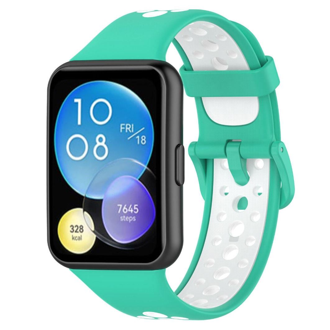 Ремешок силиконовый Primolux Perfor Classic для смарт часов Huawei Watch Fit 2 Mint/White (1682637743) Ремешок силиконовый Primolux Perfor Classic для смарт часов Huawei Watch Fit 2 Mint/White (1682637743)