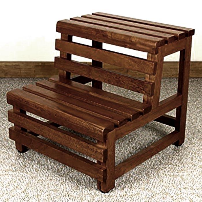 Скамейка-ступенька из дерева Такари Капучино (ССТ-012909)