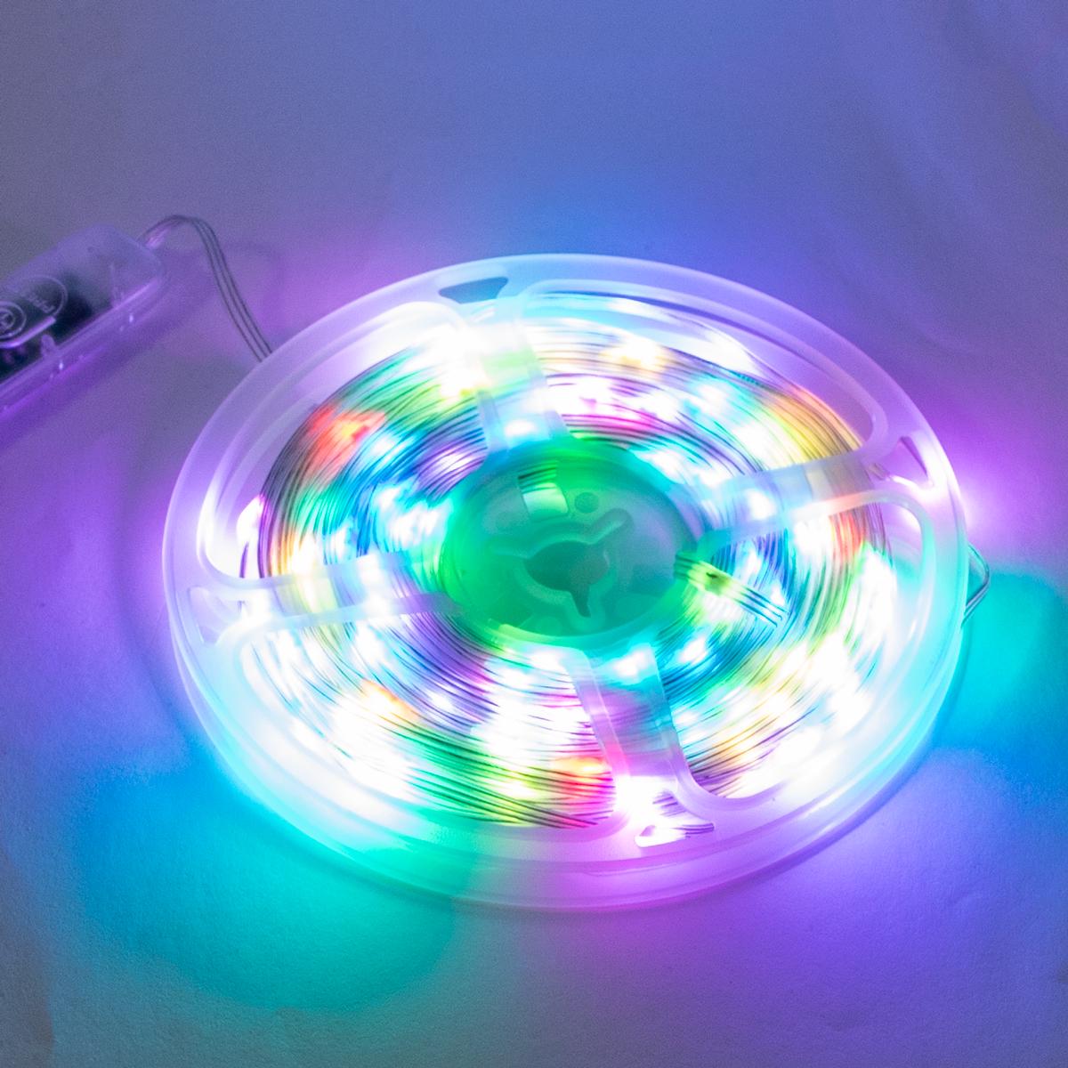 Світлодіодна стрічка APP з пультом 5 В 10 м (1010762-White) - фото 6 Світлодіодна стрічка APP з пультом 5 В 10 м (1010762-White) - фото 6