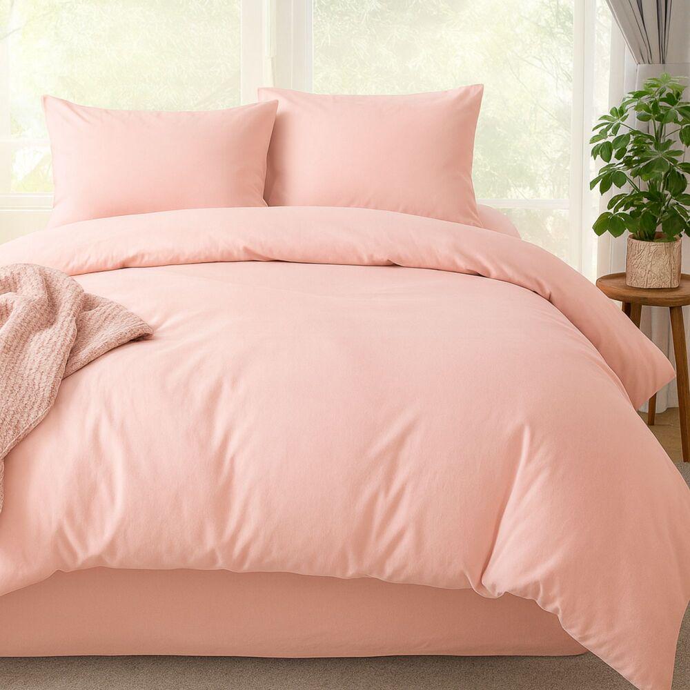 Комплект постельного белья полуторный IDEIA Tropical Dream подарочная упаковка Пудровый (26699)