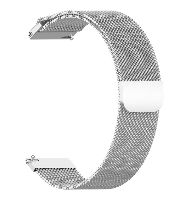 Ремінець CDK Metal Milanese Loop Magnetic 20 мм для Colmi P8 Silver (09649)