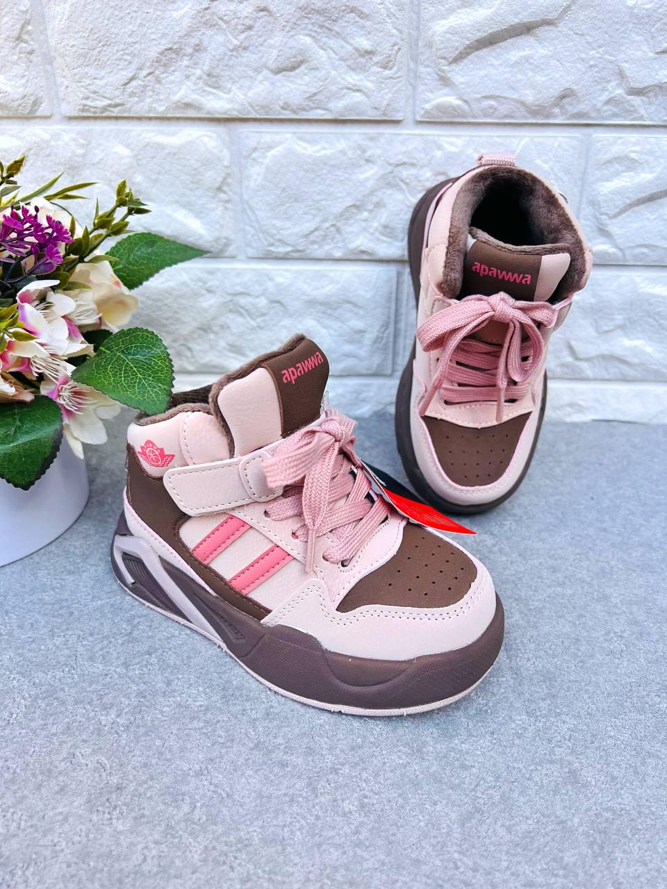 Хайтопы демисезонные для девочки Apawwa 1877 р. 34 21,8 см (1877-2)