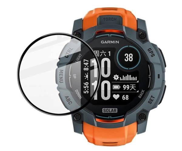 Стекло противоударное защитное SoftGlass Full Cover P ммA для Instinct 3 45 мм Black