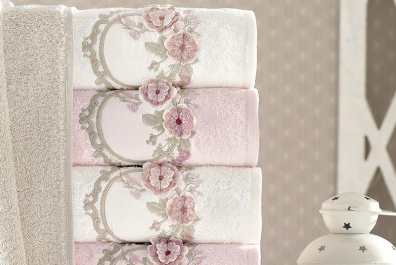 Набір рушників Pupilla Hayal 3D з вишивкою 6 шт. 50х90 см - фото 3 Набір рушників Pupilla Hayal 3D з вишивкою 6 шт. 50х90 см - фото 3