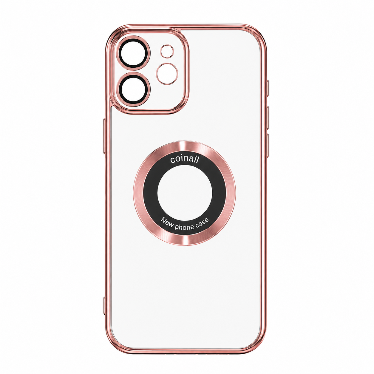 Магнітний чохол XON PhoneCase Magnetic для iPhone 11 (PCMC1111100P 8321) Рожевий/Прозорий