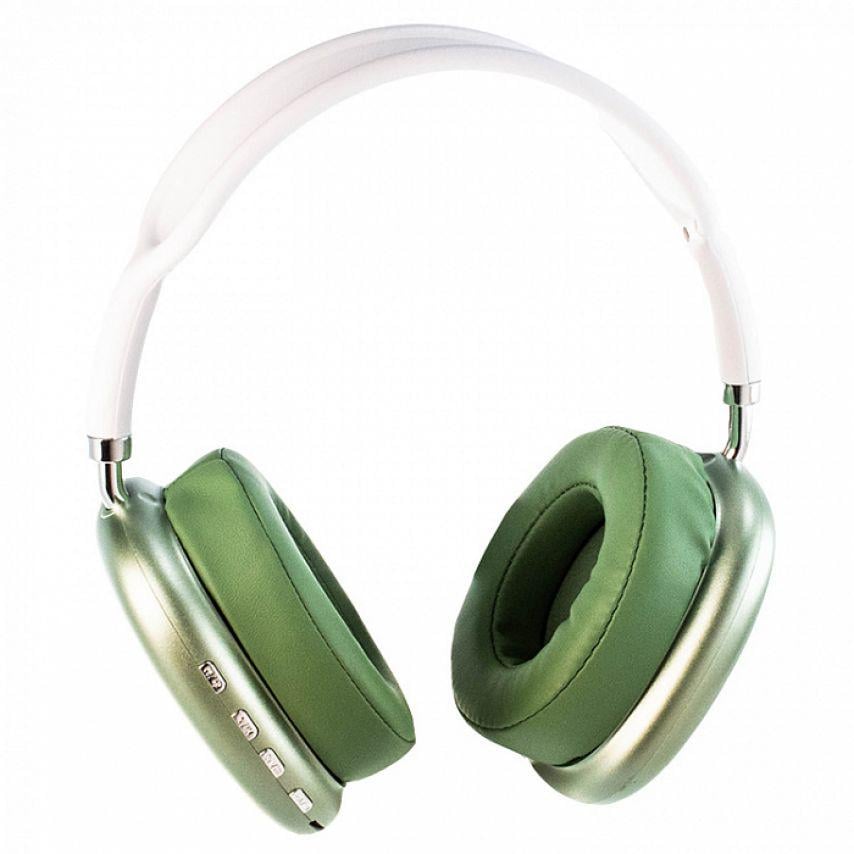 Наушники AMFOX AM-P9 Bluetooth Green (0629)