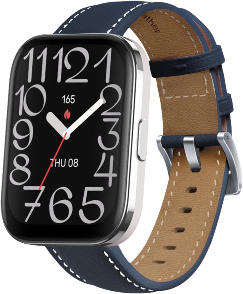 Ремінець шкіряний Folsa для Amazfit Bip 5 Unity Dark Blue (37070-5D)