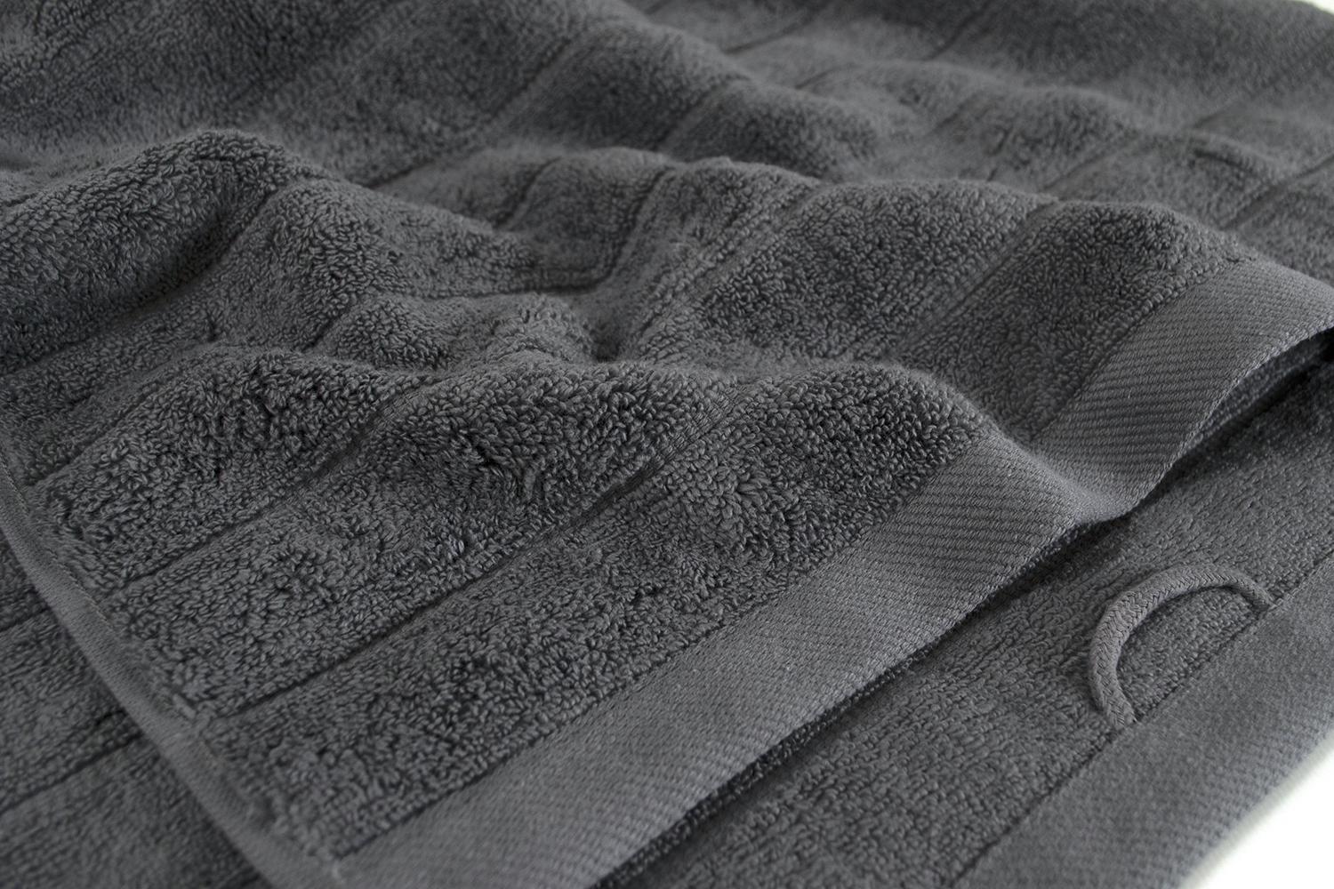 Рушник Irya Frizz microline 500 г/кв. м 50х90 см Антрацит (12408435) - фото 4