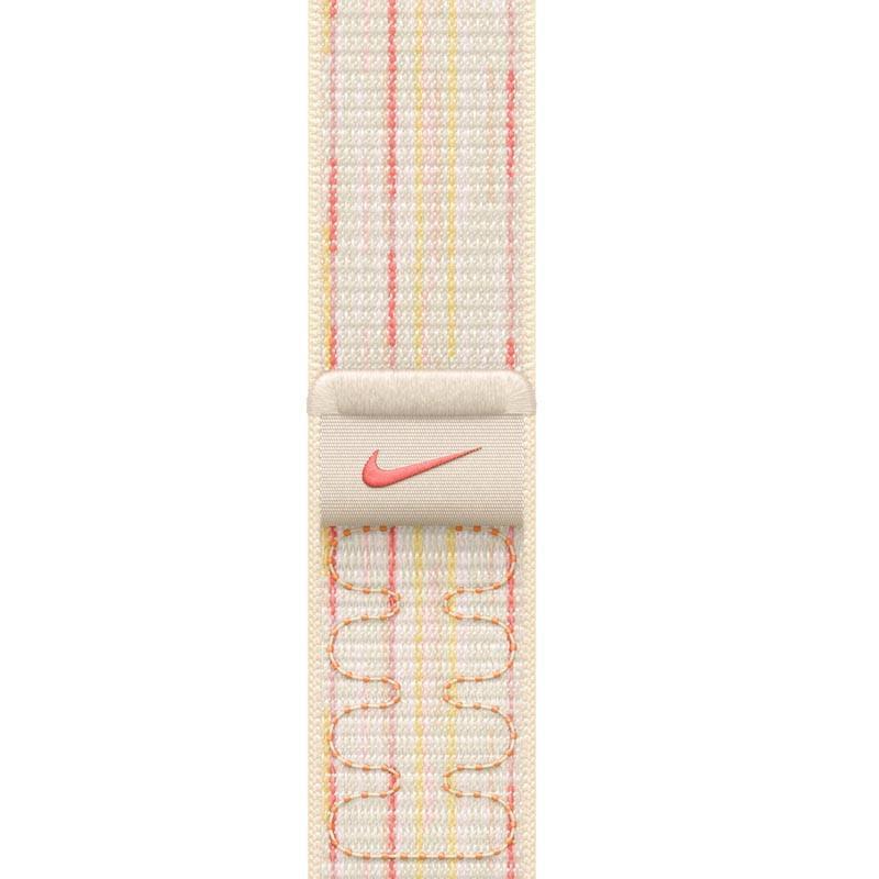 Ремінець Nike Sport Loop для Apple Watch 42/44/45/46/49 мм Starlight/Pink (00000075865_5)