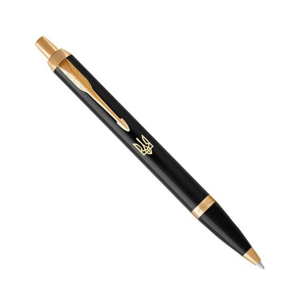 Шариковая ручка Parker IM 17 Black GT BP Трезубец (22 032_TR)