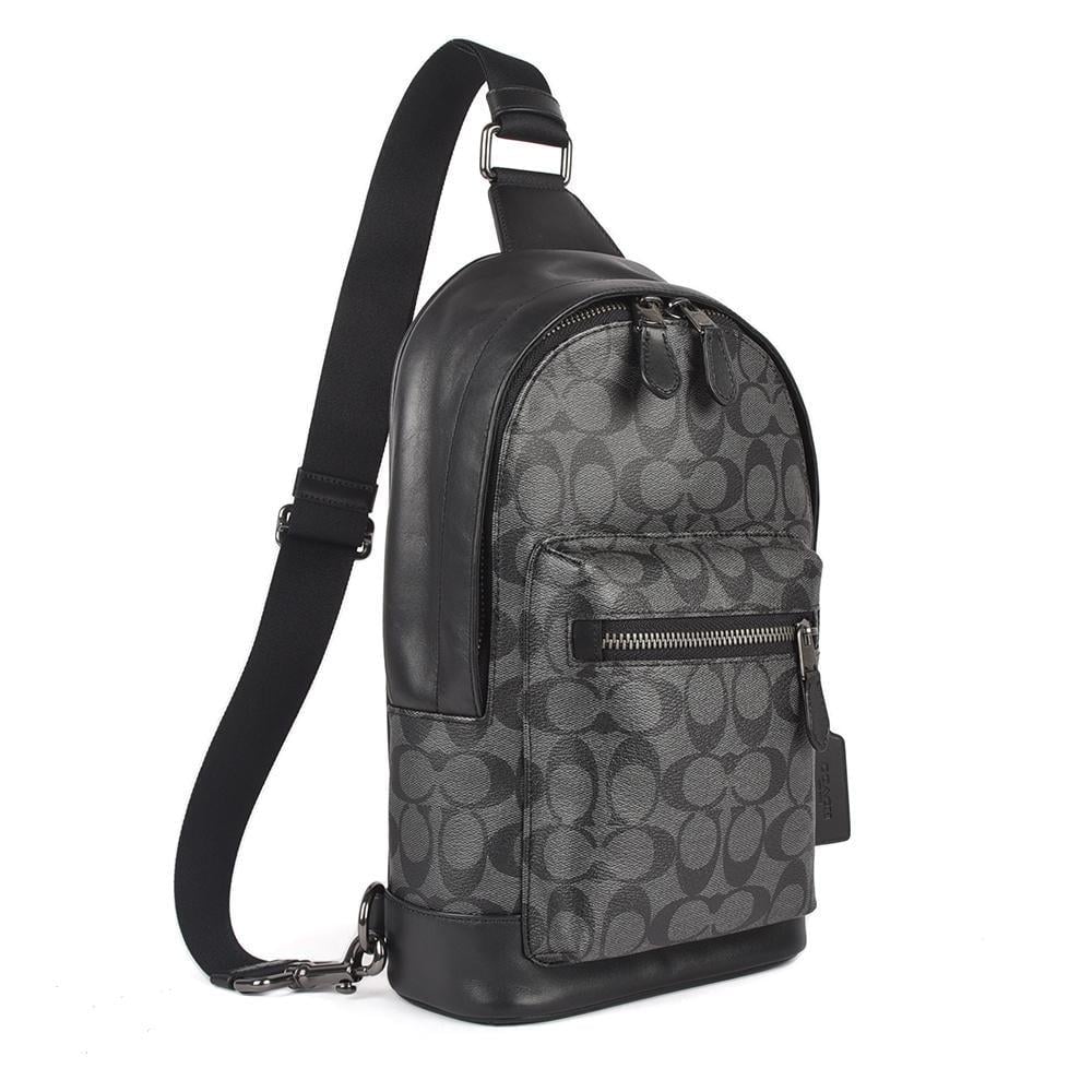 Сумка Coach West Pack Signature Canvas Backpack