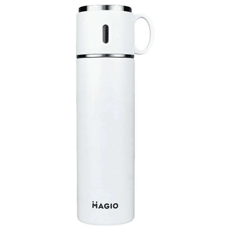 Термос Magio MG-1046W ізоляція вакуумна 500 мл White (23252104) - фото 1 Термос Magio MG-1046W ізоляція вакуумна 500 мл White (23252104) - фото 1