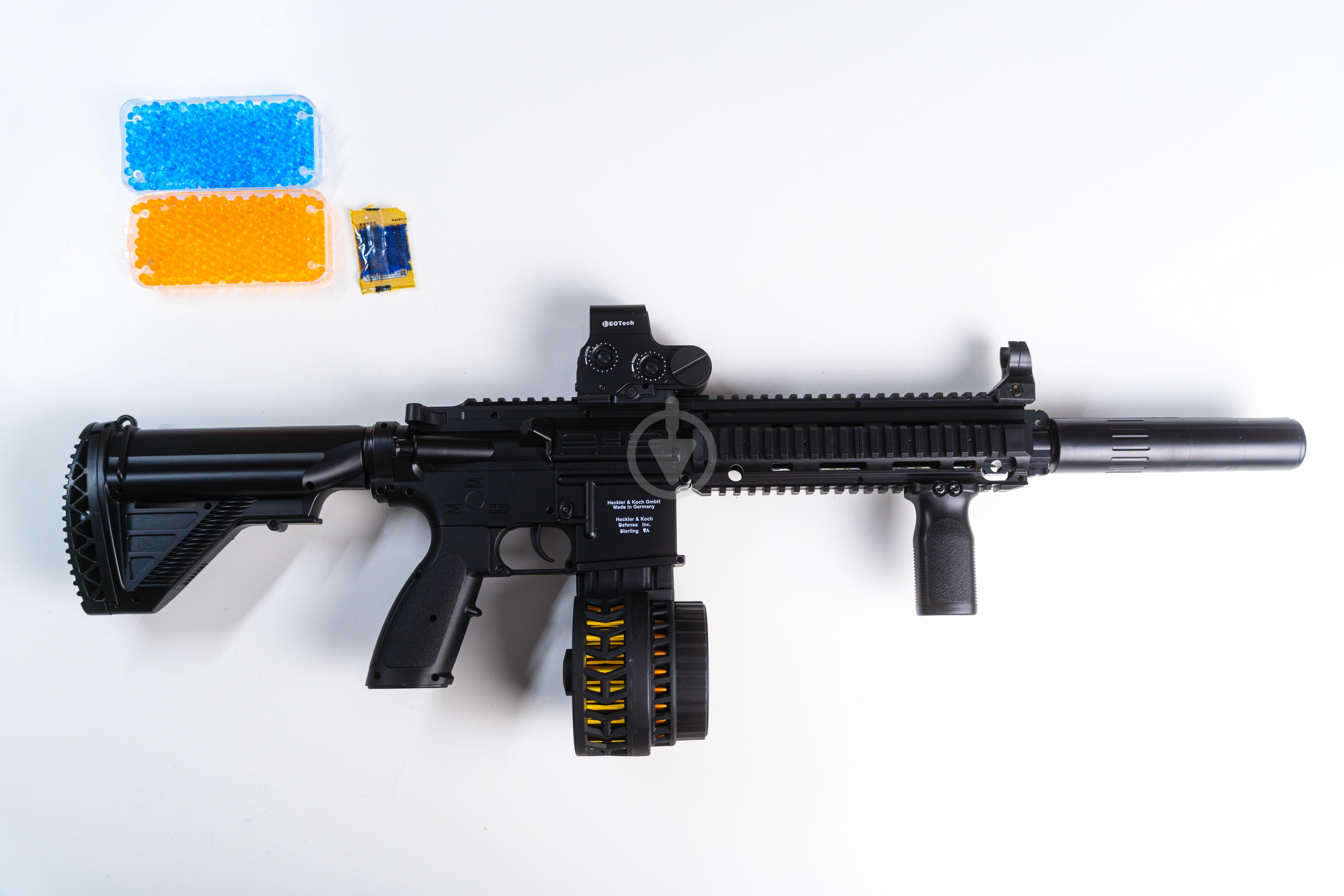 Игрушечный автомат HK416 с барабаном на орбизах (1979410124)