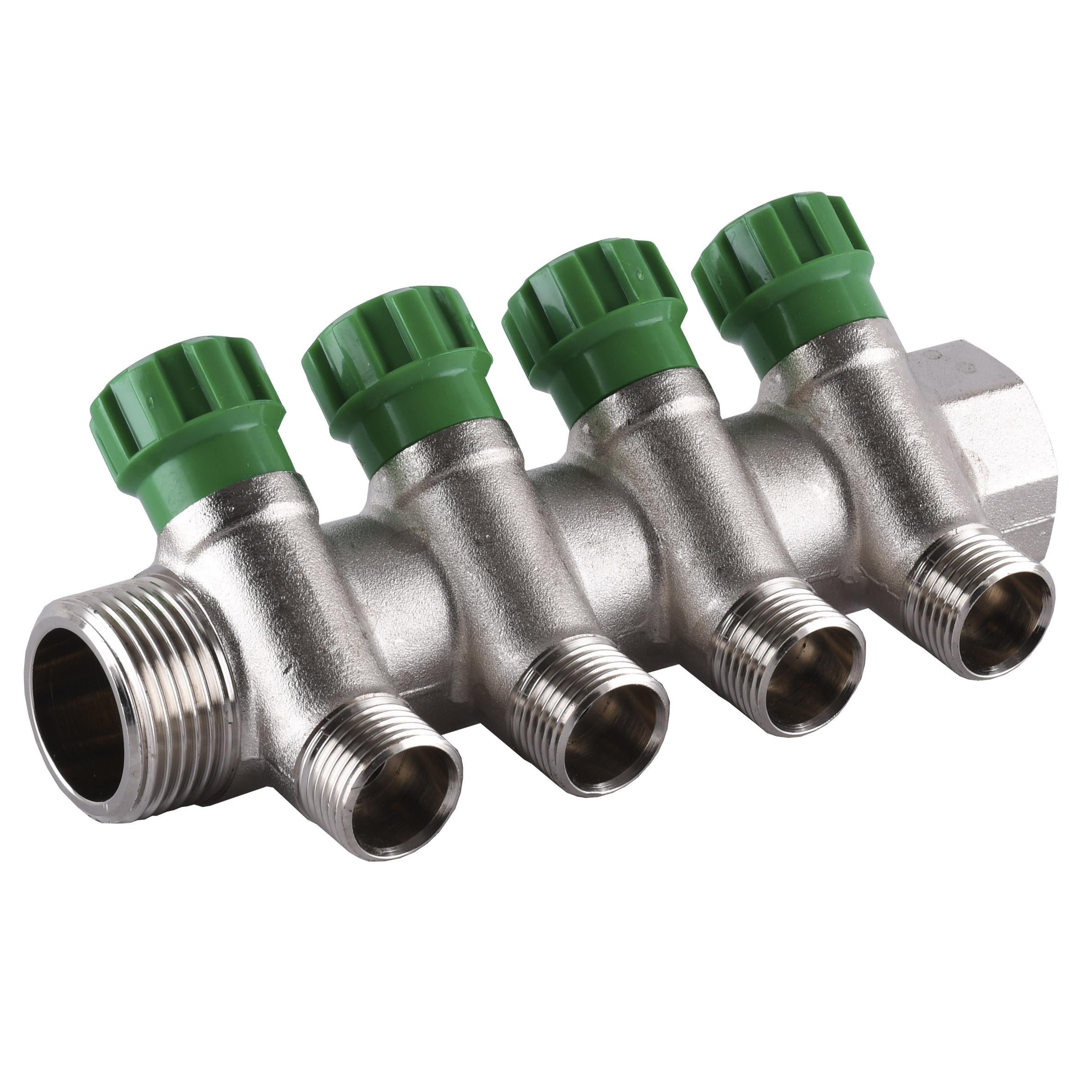 Коллектор для водопровода ECO TECHNOLOGY 000014247 4 контура 1"/1/2" (105799)