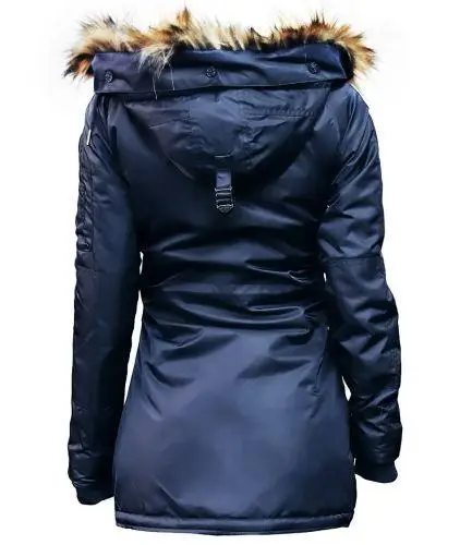 Парка Top Gun Miss Fitted Nylon N-3B Parka XL Navy (TGJ1574NXL) - фото 2