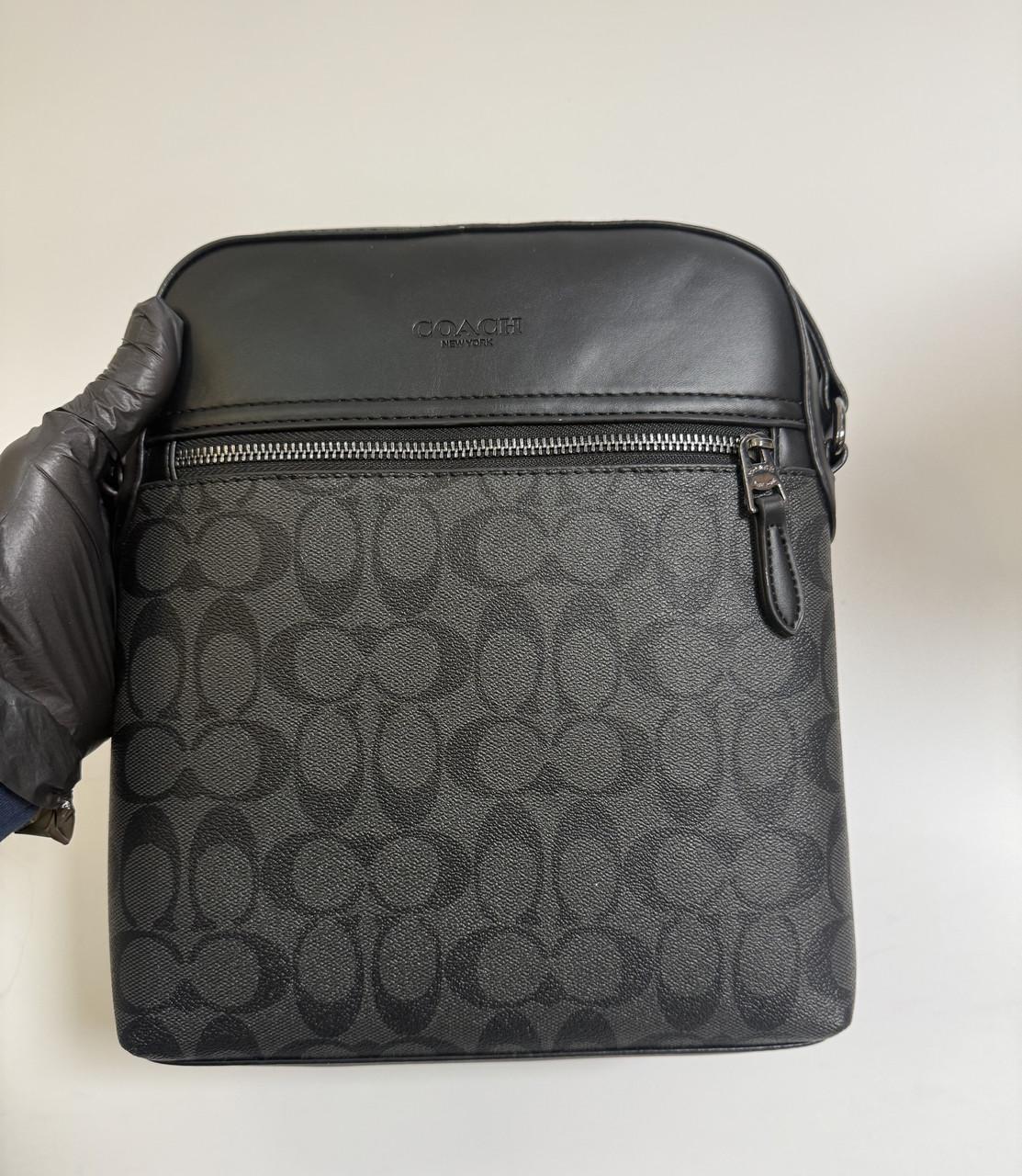 Сумка через плечо Coach с фирменным принтом Черный - фото 9 Сумка через плечо Coach с фирменным принтом Черный - фото 9